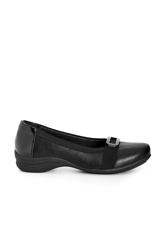 Comfort Adele Flat, BLACK, alternate image number null