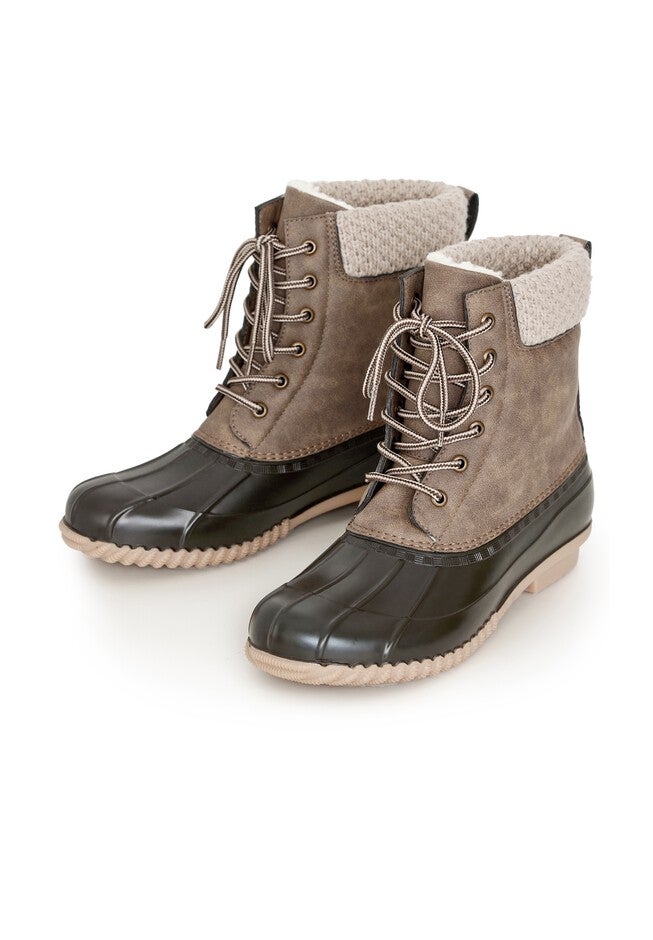 Lexi Sweater Trim Weather Boot, BROWN TAN, alternate image number null