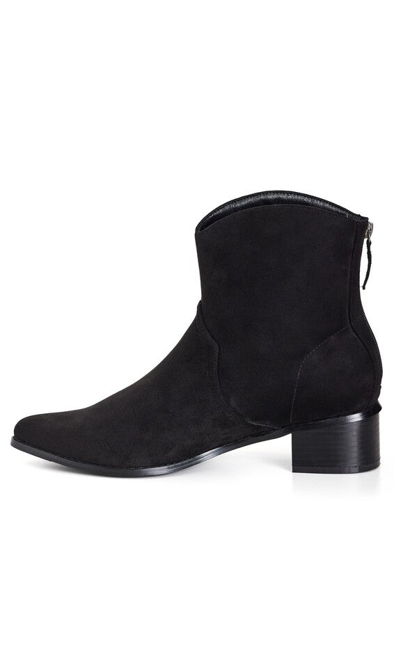 WIDE FIT Western Ankle Boot - black, BLACK, alternate image number null
