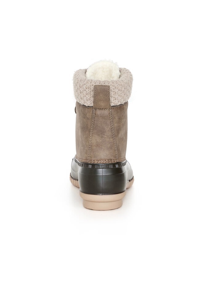 Lexi Sweater Trim Weather Boot, BROWN TAN, on-hover image number null