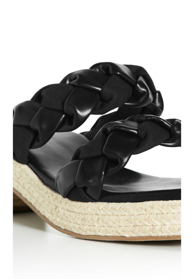 WIDE FIT Roxy Flatform Heel - black, BLACK, alternate image number null