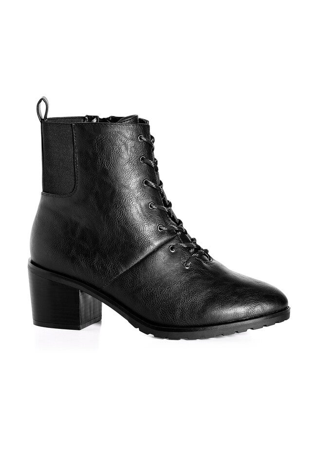 Sloane Lace Up Ankle Boot, BLACK, alternate image number 2