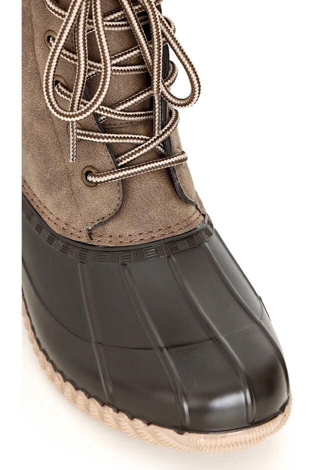 Lexi Sweater Trim Weather Boot, BROWN TAN, alternate image number null