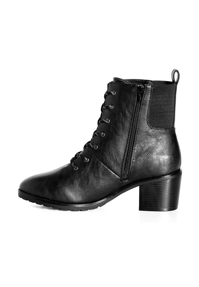 Sloane Lace Up Ankle Boot, BLACK, alternate image number 4