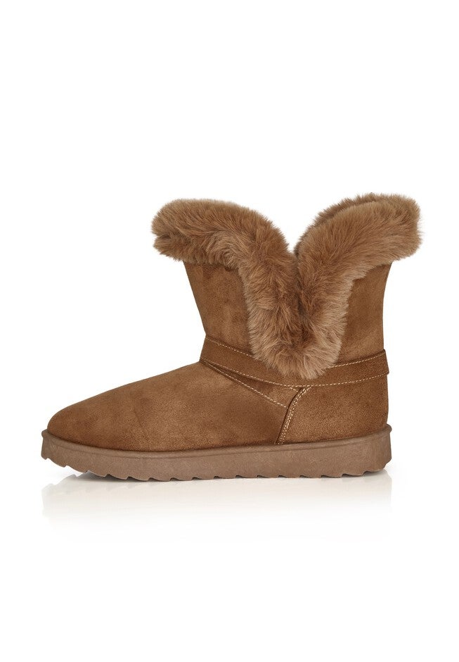 Pippa Hug Boot, COGNAC CREAM, alternate image number 3