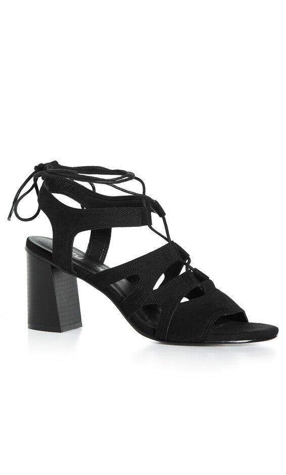 WIDE FIT Strap Lacey Heel - black, BLACK, hi-res image number null