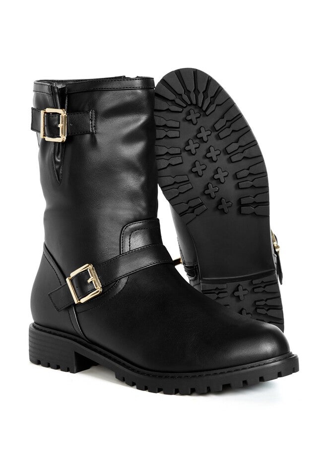 Harley Mid Boot, BLACK, alternate image number 2