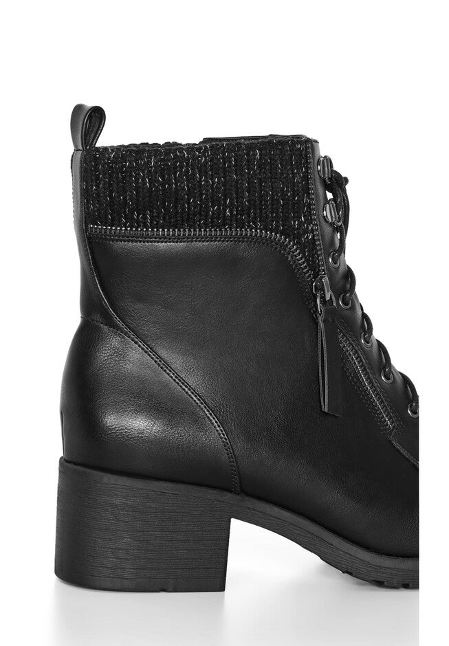 WIDE FIT Rita Ankle Boot, BLACK, alternate image number null