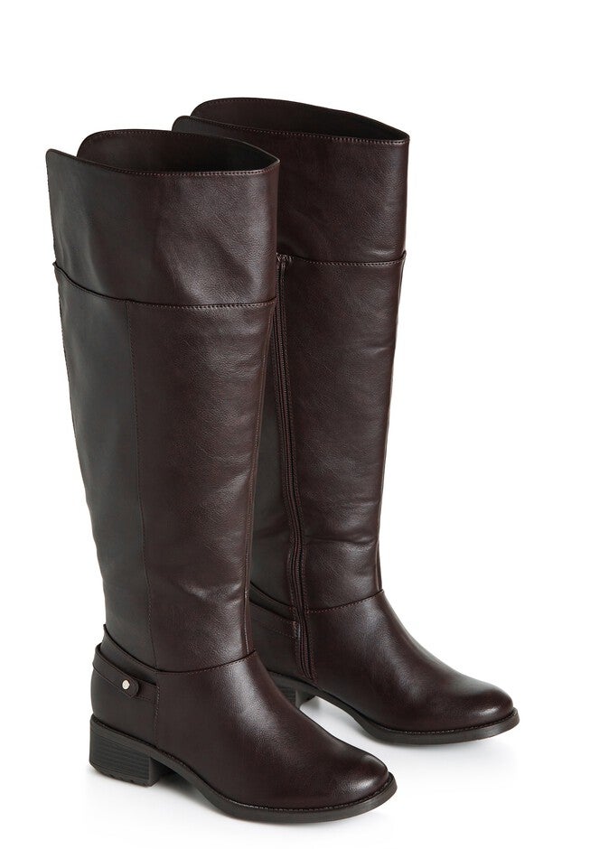 Portia Tall Boot, BROWN, alternate image number null