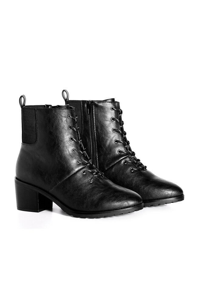 Sloane Lace Up Ankle Boot, BLACK, alternate image number 6
