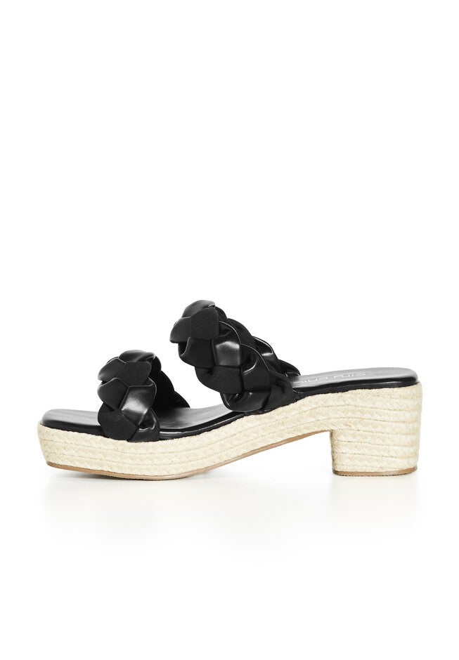 WIDE FIT Roxy Flatform Heel - black, BLACK, alternate image number null
