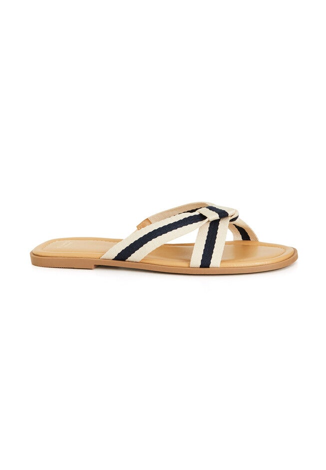 Colbie Canvas Sandal, NAVY WHITE, hi-res image number null