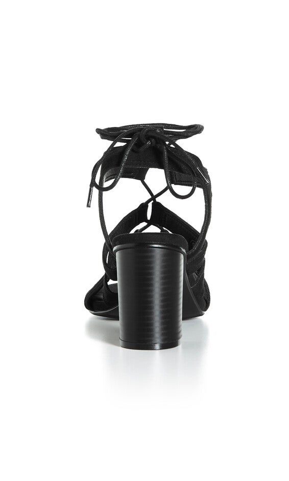 WIDE FIT Strap Lacey Heel - black, BLACK, alternate image number null