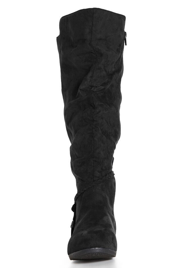 Kendra Tall Boot, BLACK, alternate image number 4