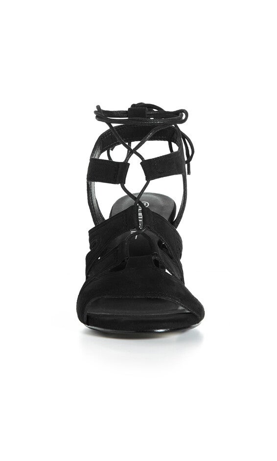 WIDE FIT Strap Lacey Heel - black, BLACK, alternate image number null