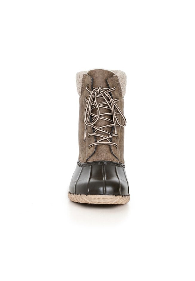 Lexi Sweater Trim Weather Boot, BROWN TAN, alternate image number null