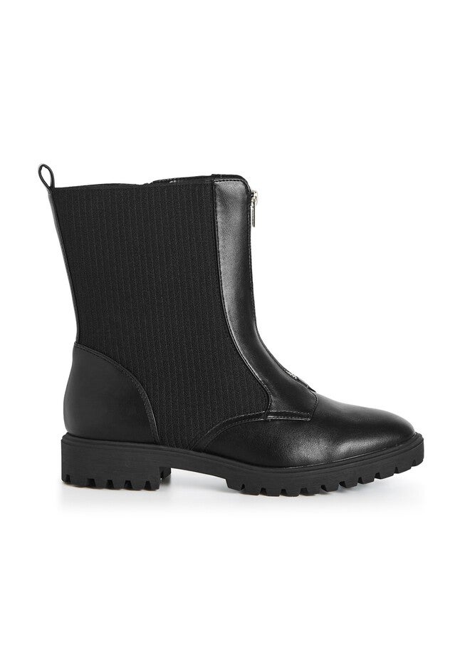 Samba Ankle Boot, BLACK, alternate image number 2