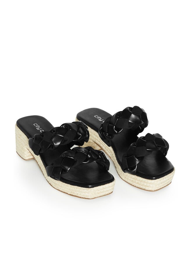 WIDE FIT Roxy Flatform Heel - black, BLACK, alternate image number null