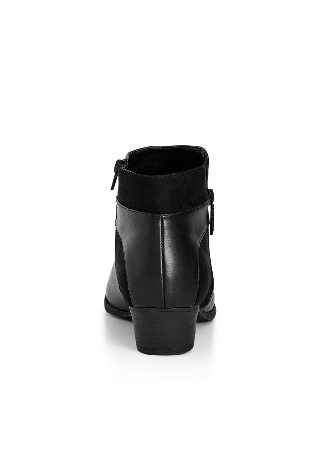 Haley Ankle Boot, BLACK, alternate image number null