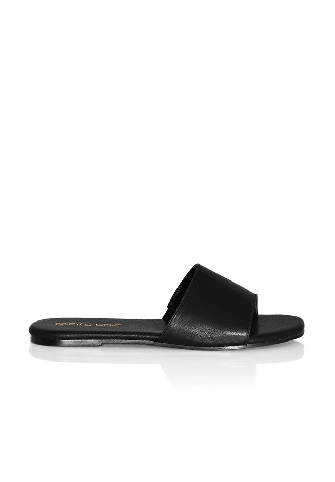 WIDE FIT Vera Slide - black, BLACK, on-hover image number null