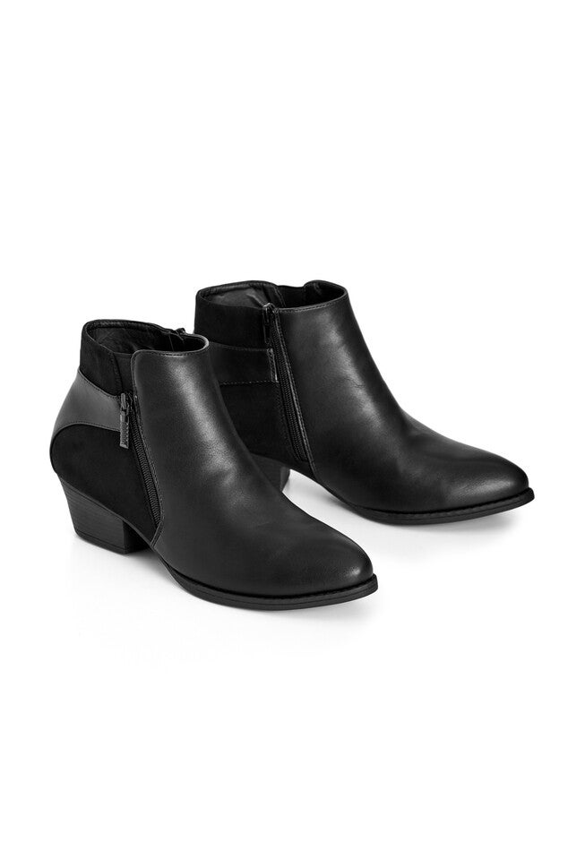 Haley Ankle Boot, BLACK, alternate image number null