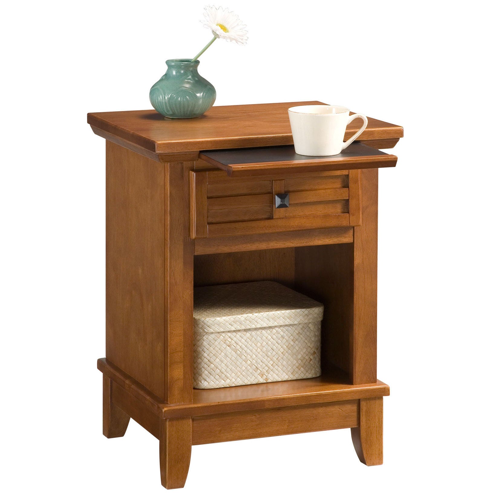 Arts & Crafts Night Stand, COTTAGE OAK, hi-res image number 0