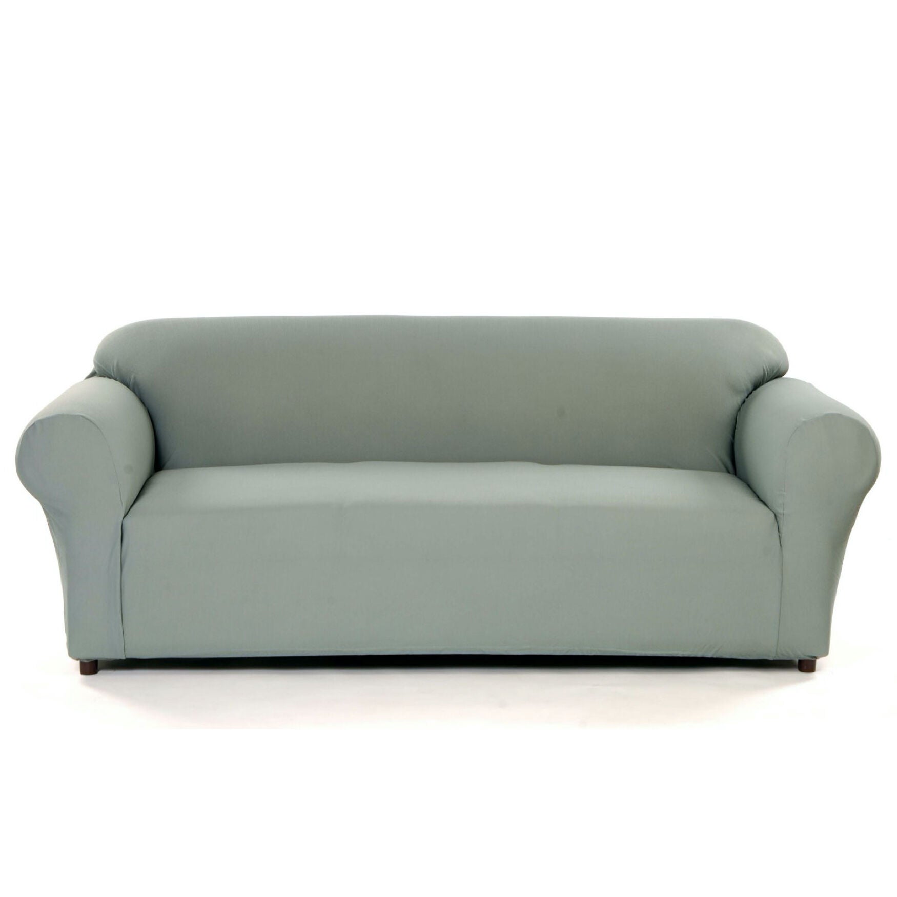 Waffle Stretch Slipcover, GRAY, hi-res image number 0