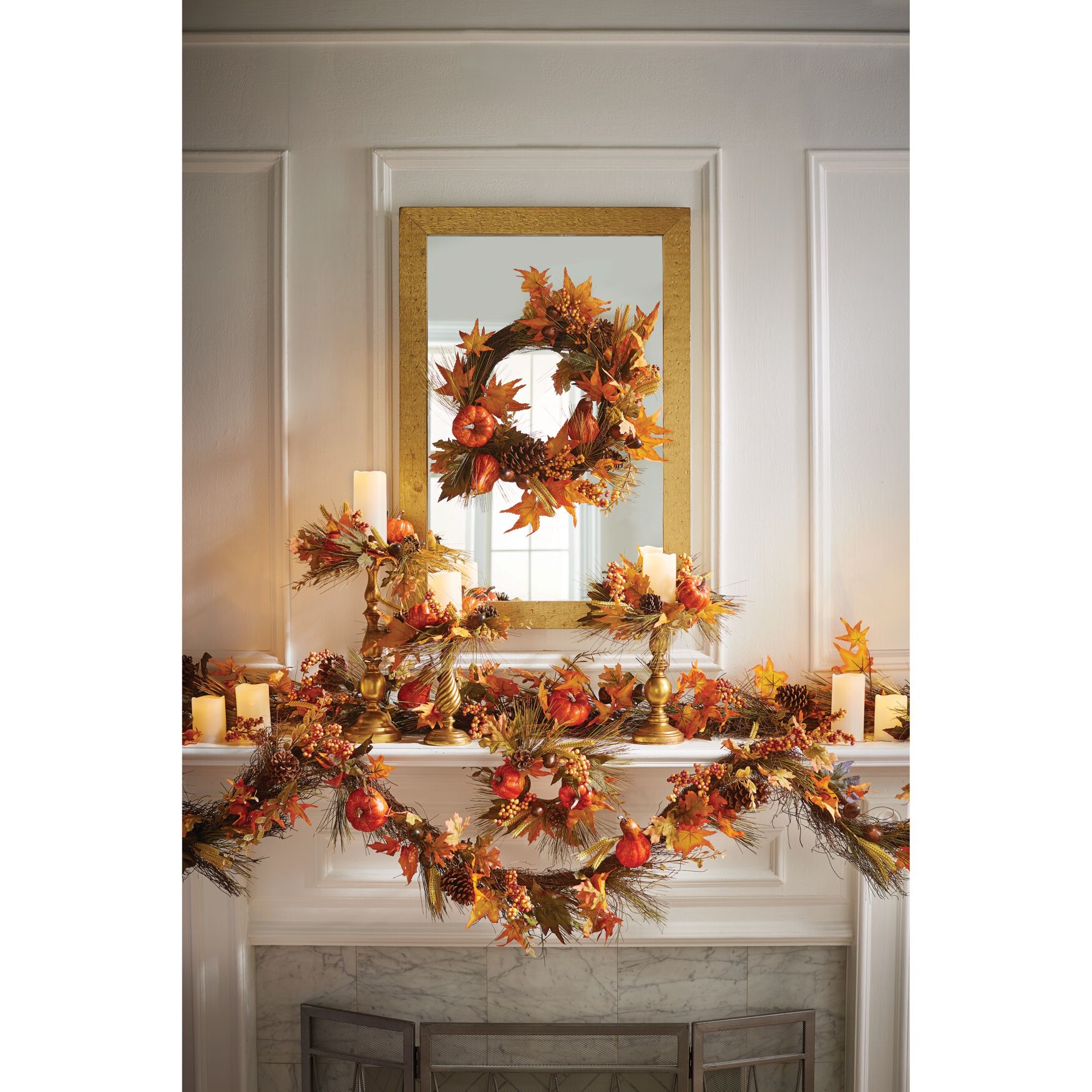 9' Harvest Wheat Garland, , alternate image number 2