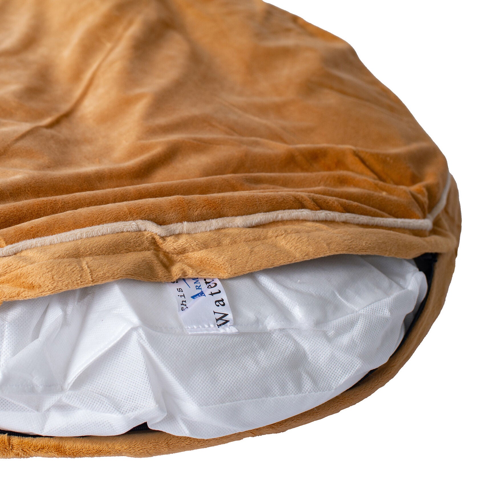 Poly Fill Dog Cushion Bed Pad, Earth Brown, , alternate image number 4