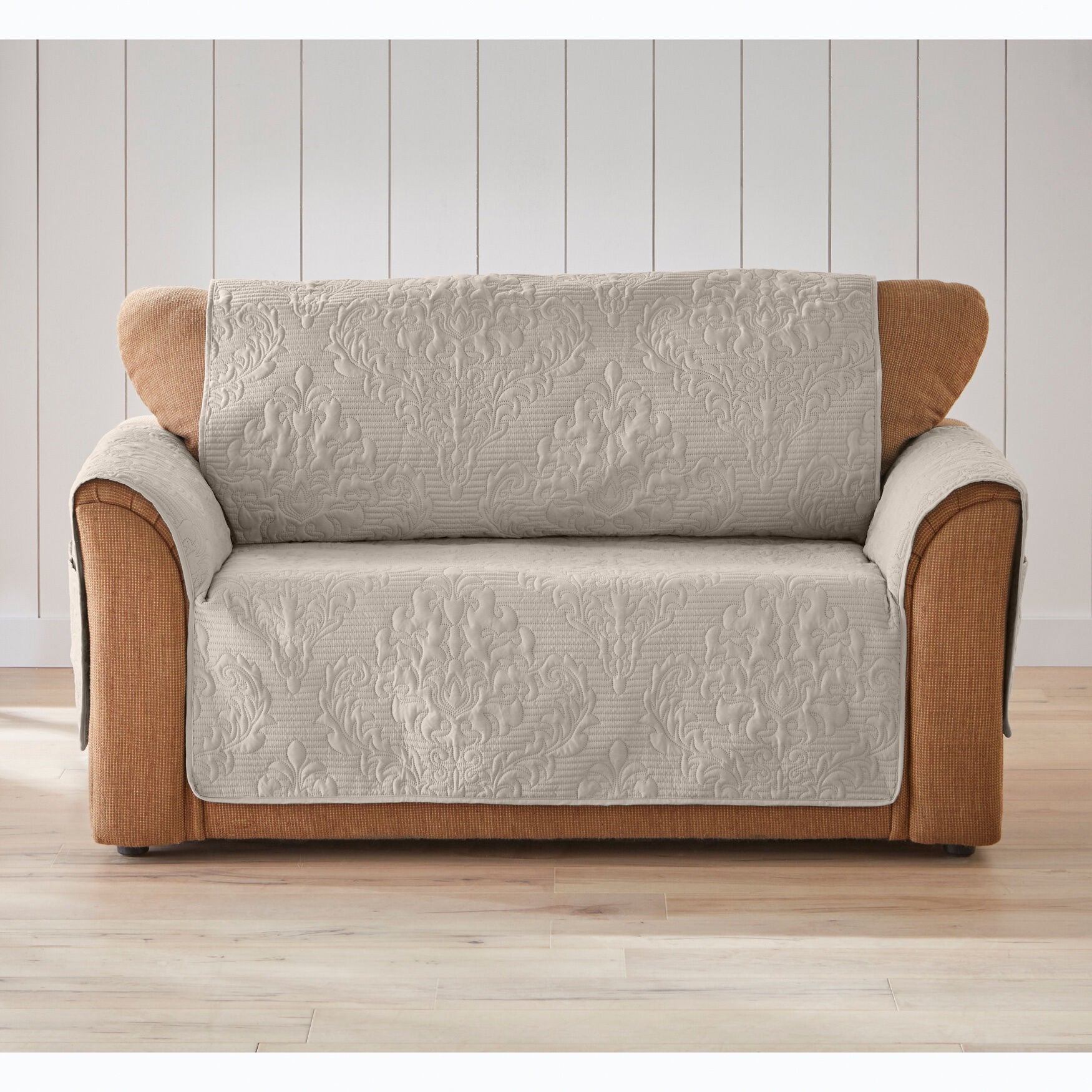 Pinsonic Loveseat Pet Protector, NATURAL, hi-res image number 0