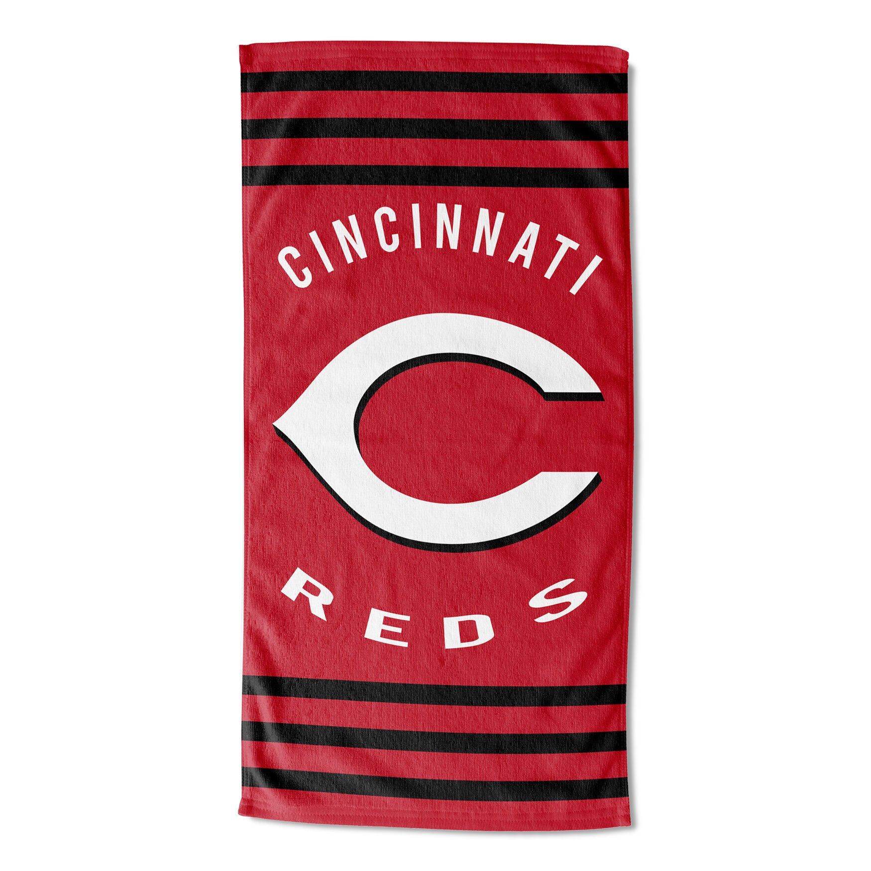 Reds Stripes Beach Towel, MULTI, hi-res image number 0