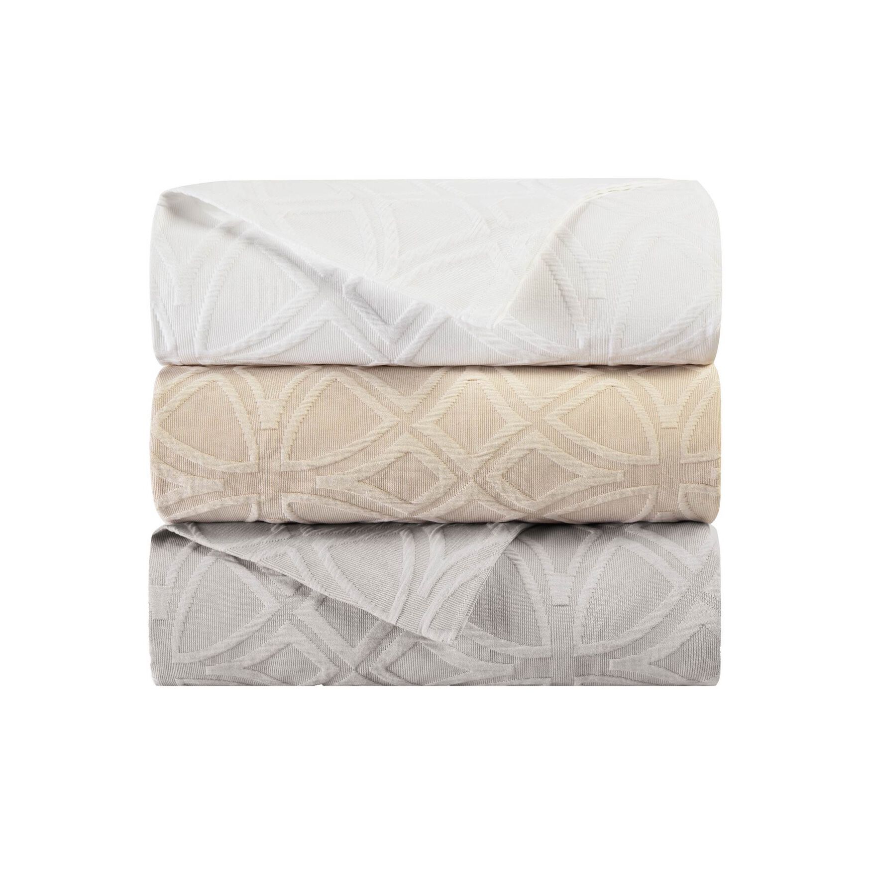 Bogart European Matelass&eacute; Shower Curtain, , alternate image number 2