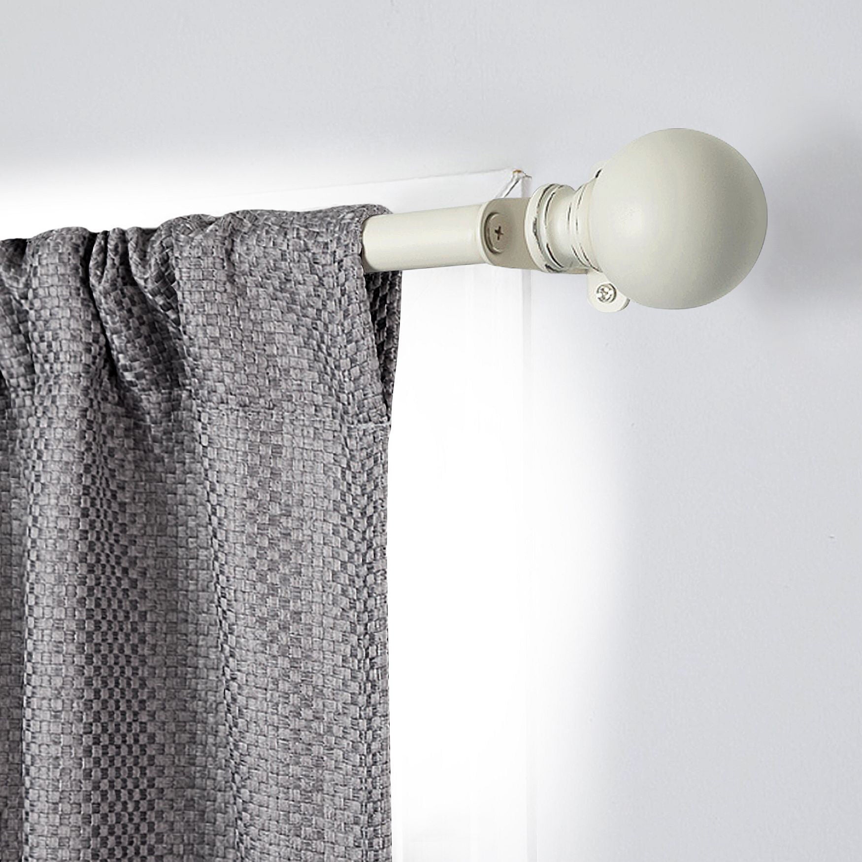 Innovative Decorative Room Darkening Wrap Around Rod & Finial 48-86, , alternate image number 18