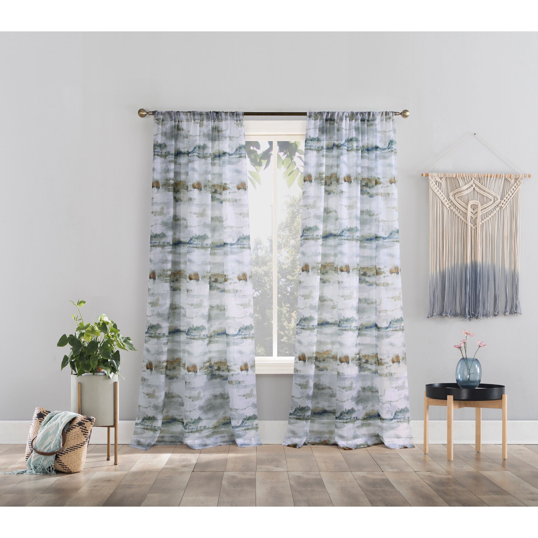 Picasso Crushed Voile Panel, GREY, hi-res image number 0