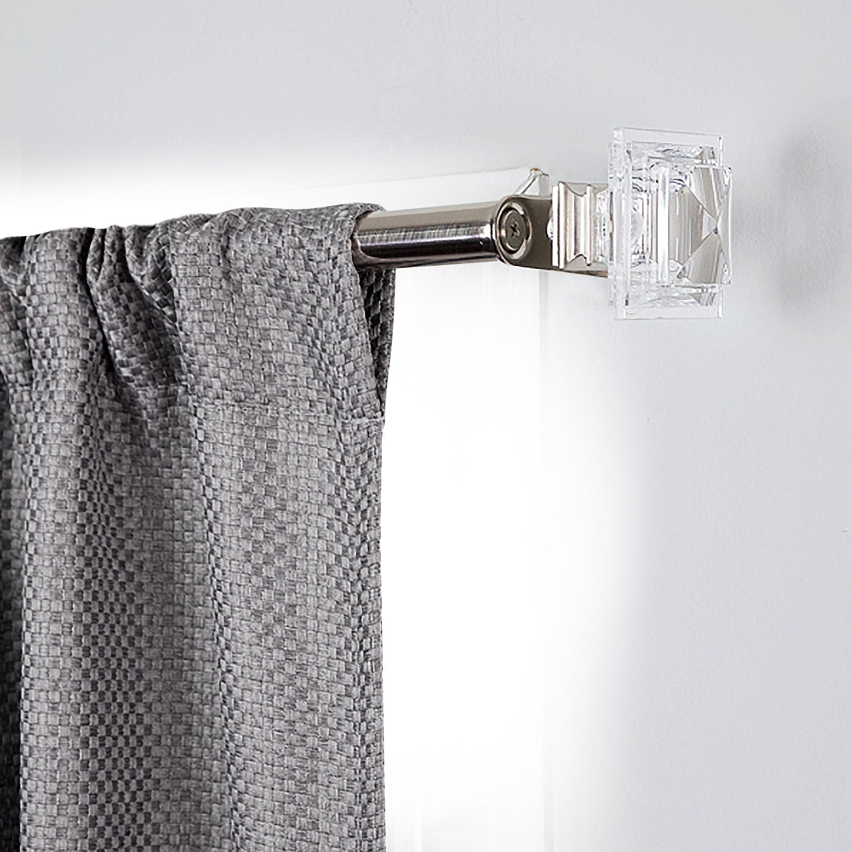 Innovative Decorative Room Darkening Wrap Around Rod & Finial 48-86, , alternate image number 8