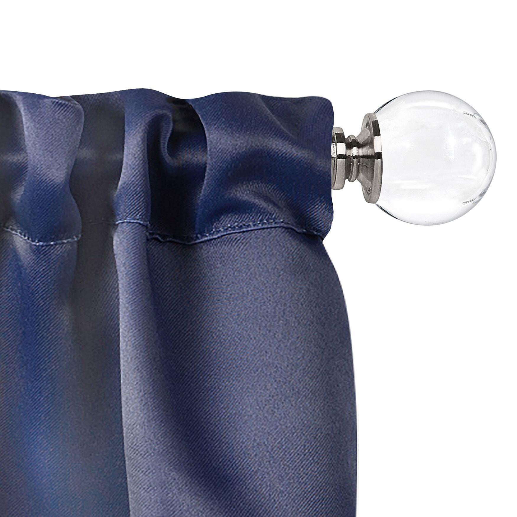 Innovative Decorative Room Darkening Wrap Around Rod & Finial 48-86, , alternate image number 15