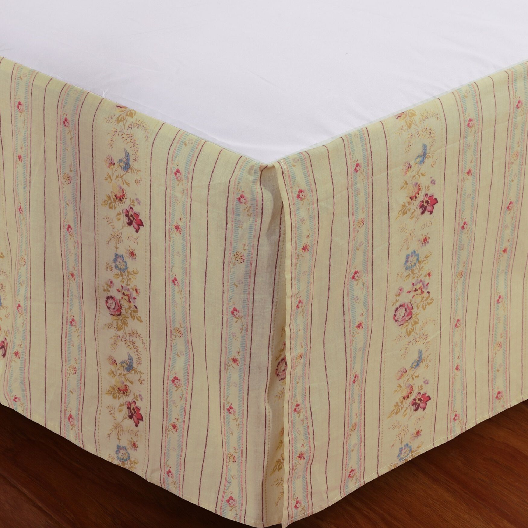 Antique Rose Bed Skirt, MULTI, hi-res image number 0