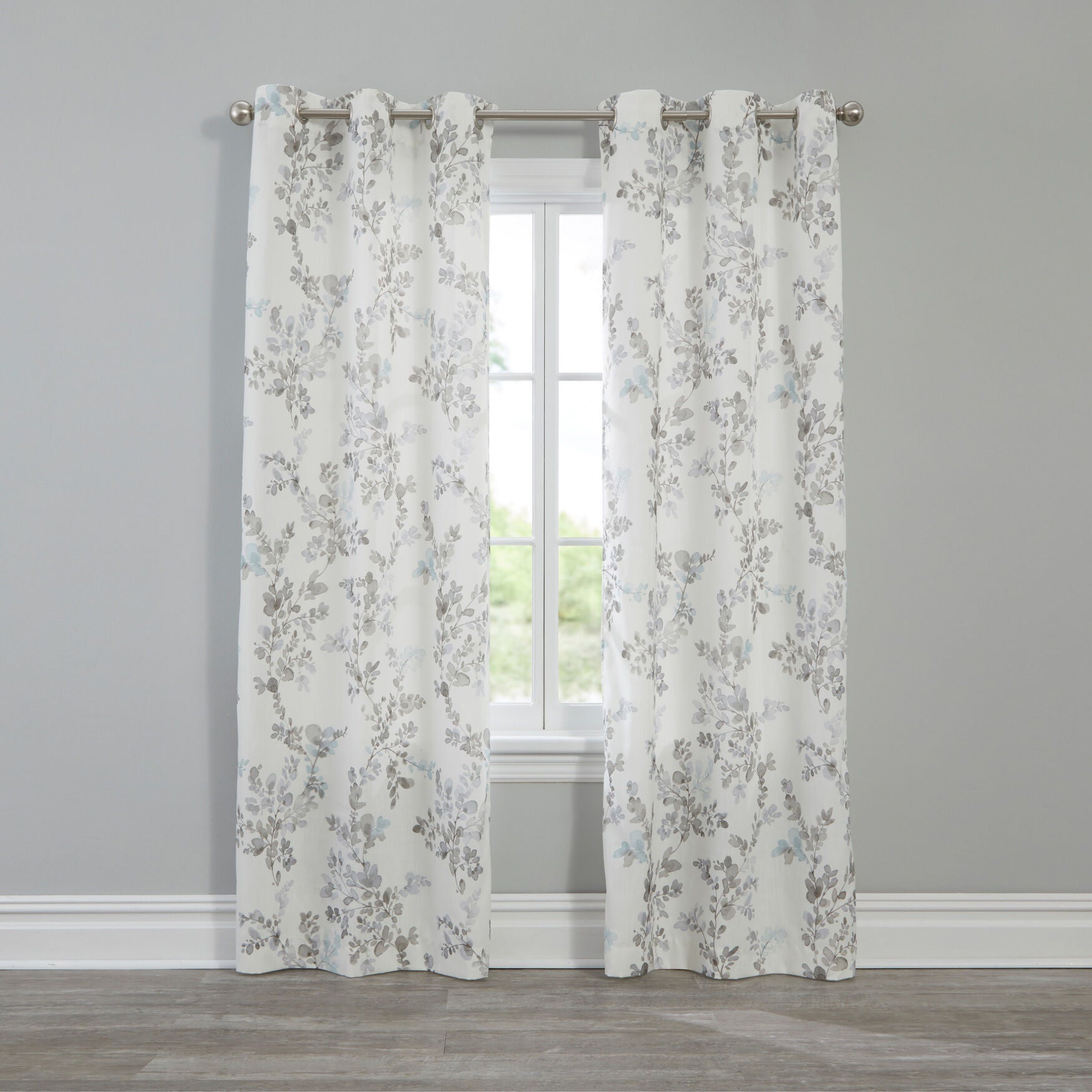 Refresh Sun-Safe Floral Grommet Panel, SAGE, hi-res image number 0