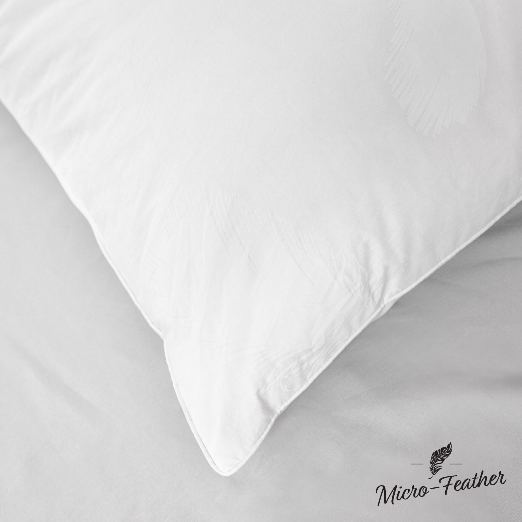 SensorPEDIC Micro-Feather Plush Pillows - 2 Pack, , alternate image number 4