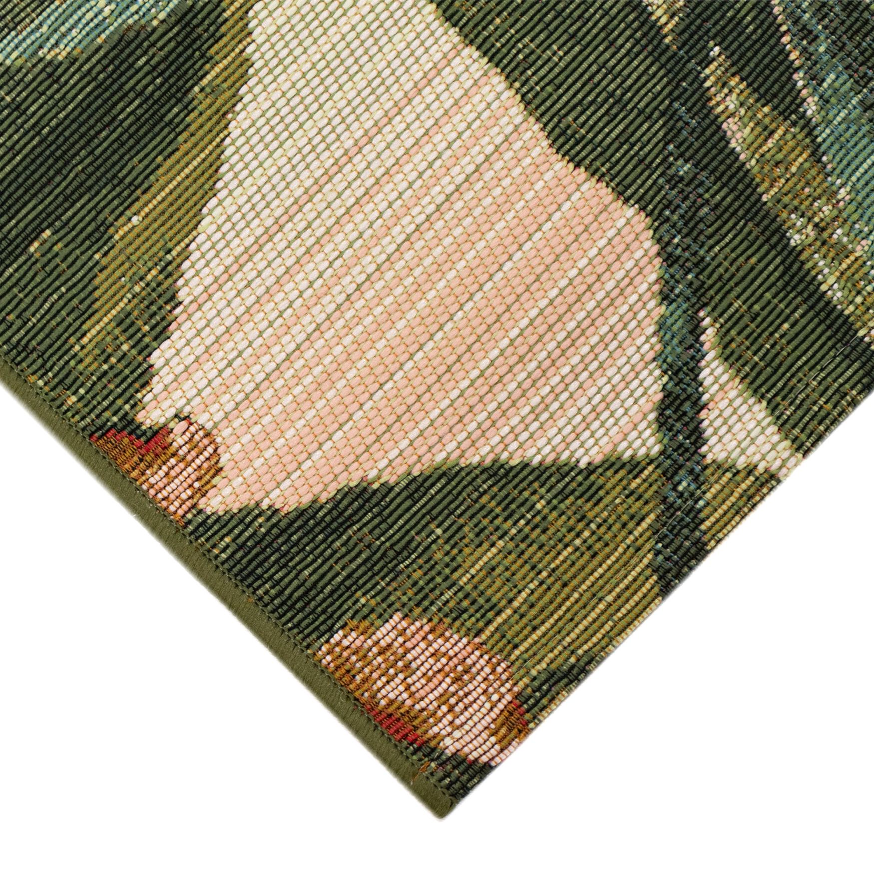 Liora Manne Marina Tropical Leaf Indoor/Outdoor Rug 23 inchesX7 feet 6 inches, , alternate image number 2