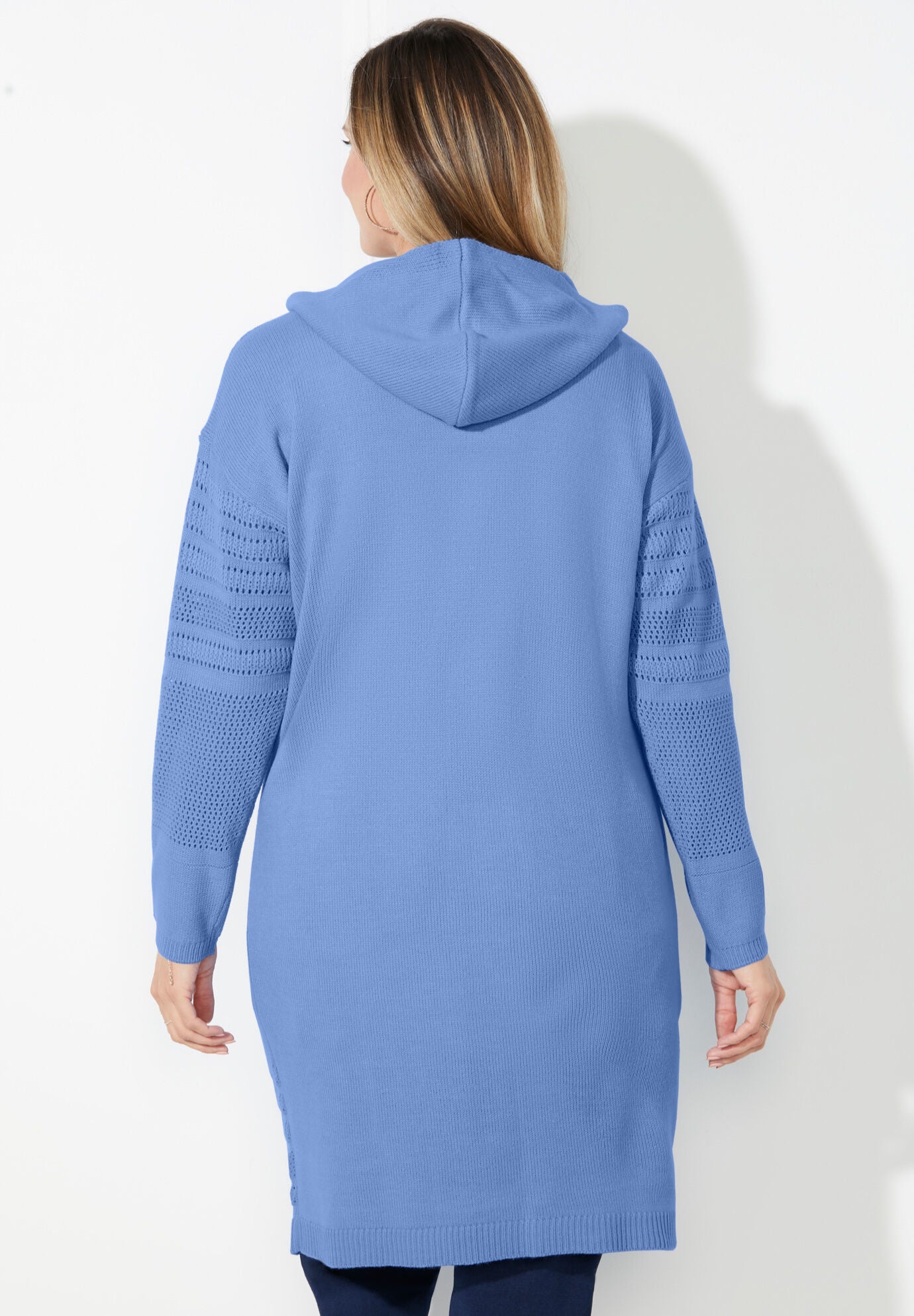Liz&Me&reg; Hooded Sweater Coat, , on-hover image number 1