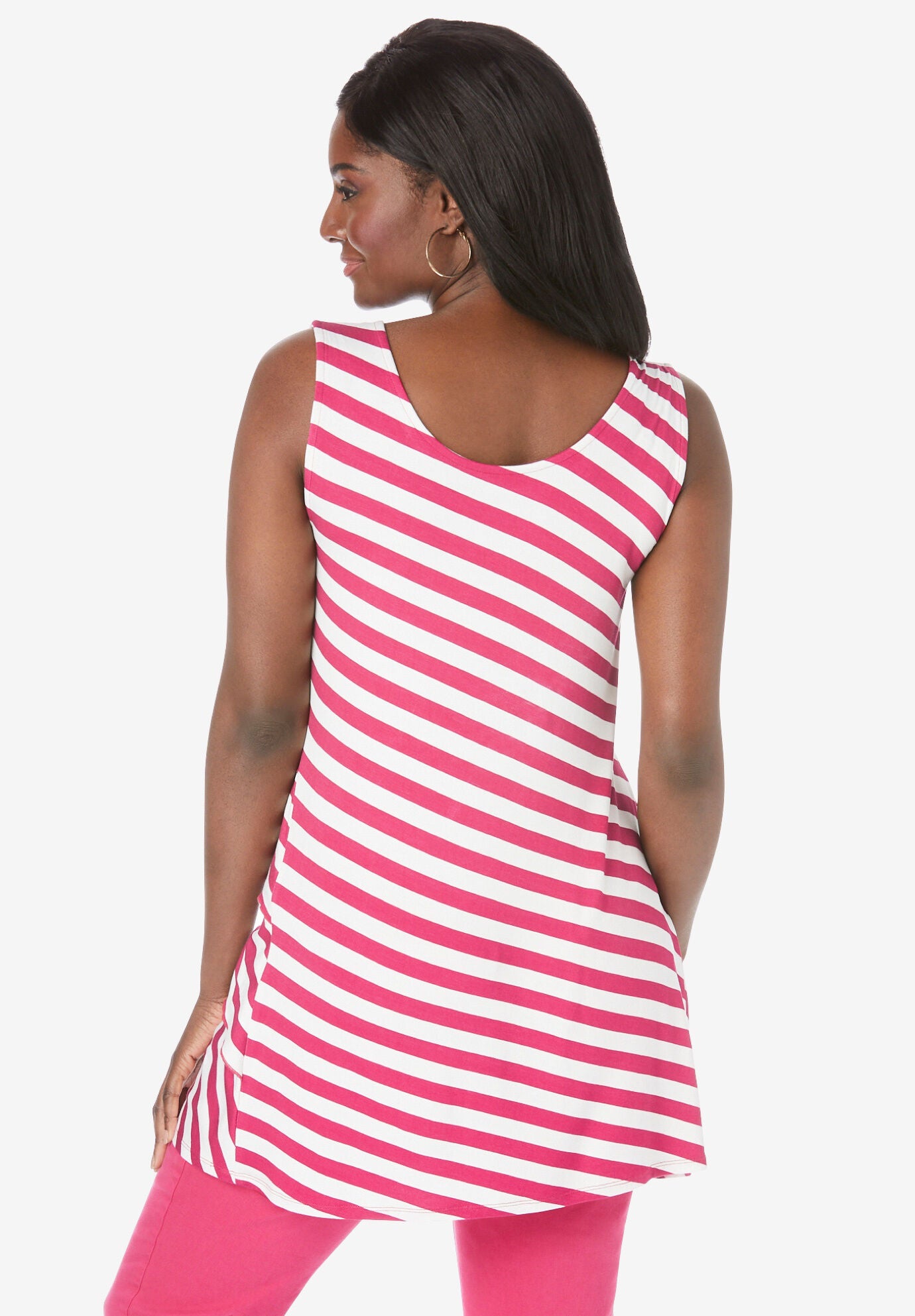 Striped Tank Top, , on-hover image number 1