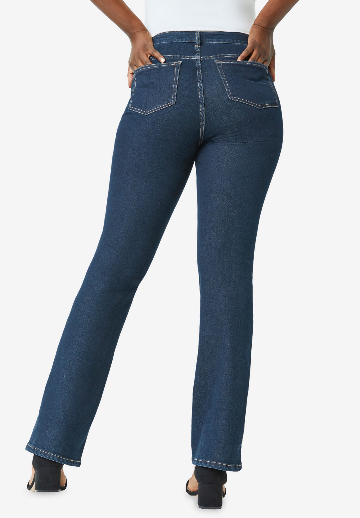 True Fit Stretch Denim Bootcut Jean, , on-hover image number 1