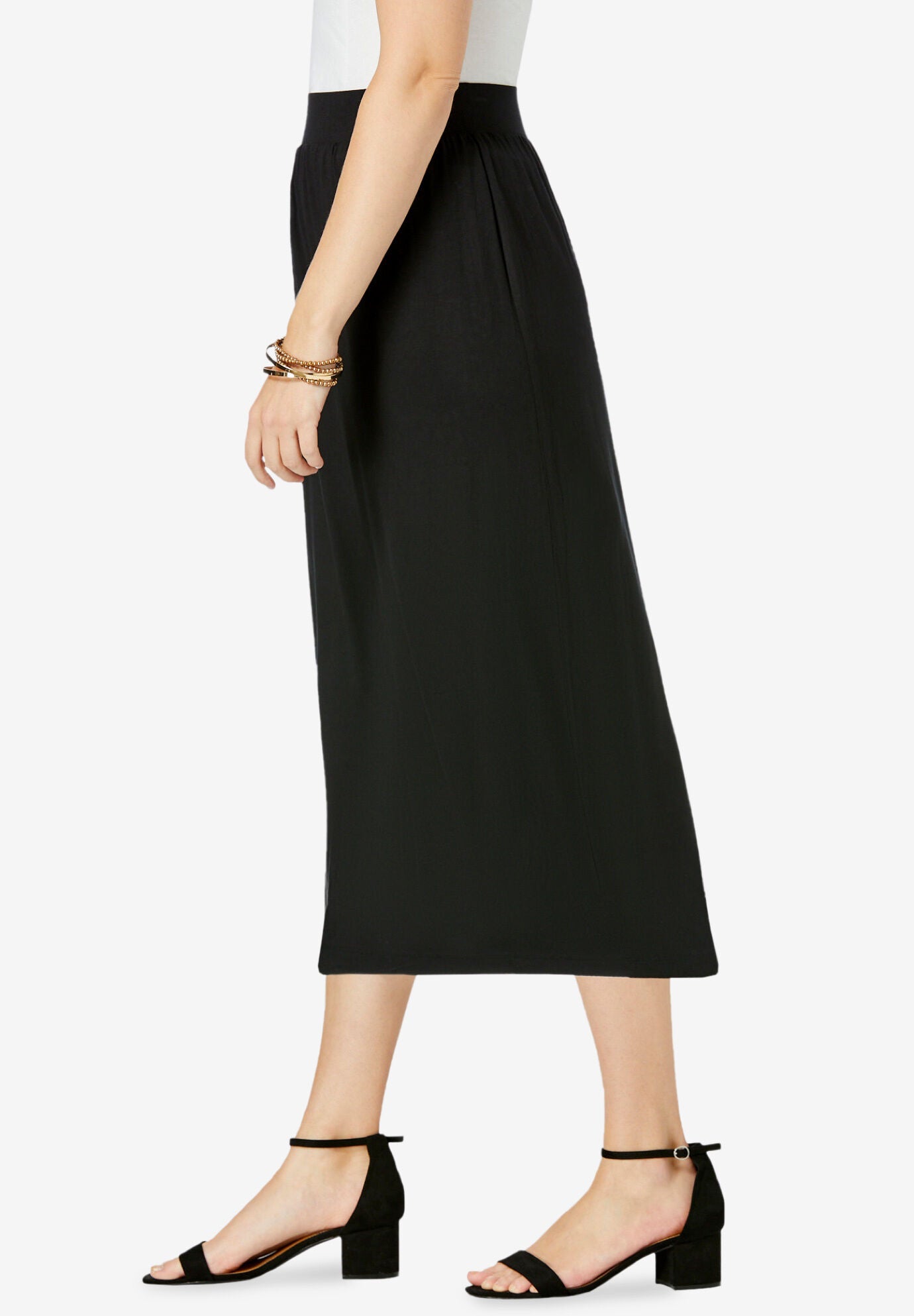 Everyday Knit Midi Skirt, , alternate image number 2