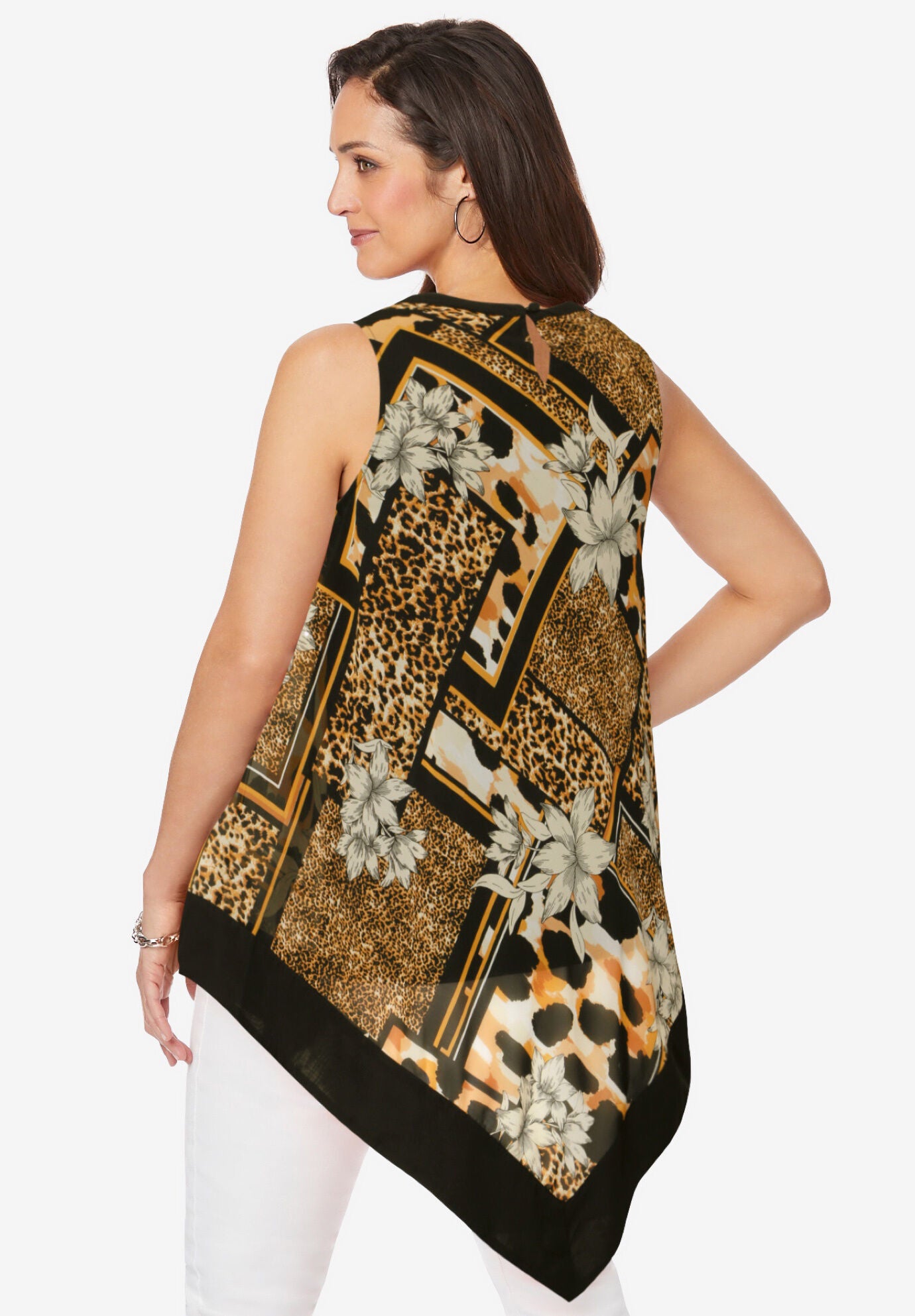 Handkerchief Hem Tunic, , on-hover image number 1