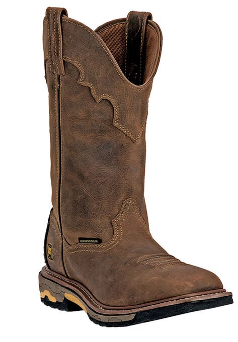 Dan Post Blayde 11" Shaft Distressed Steel Toe Boot, SADDLE TAN, hi-res image number null