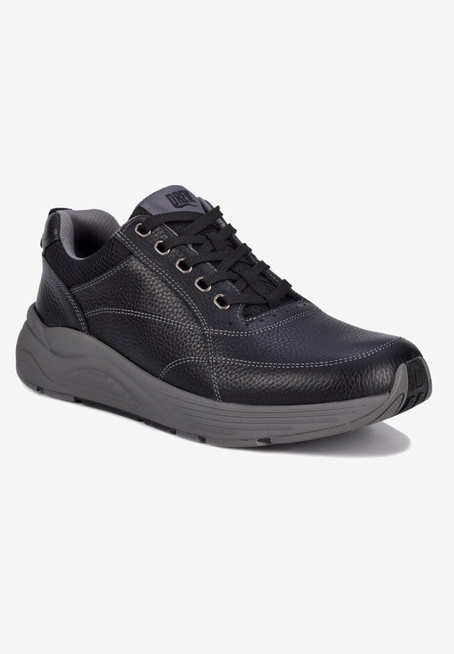 Maker Flats And Slip Ons, BLACK PEBBLED LEATHER, hi-res image number 0