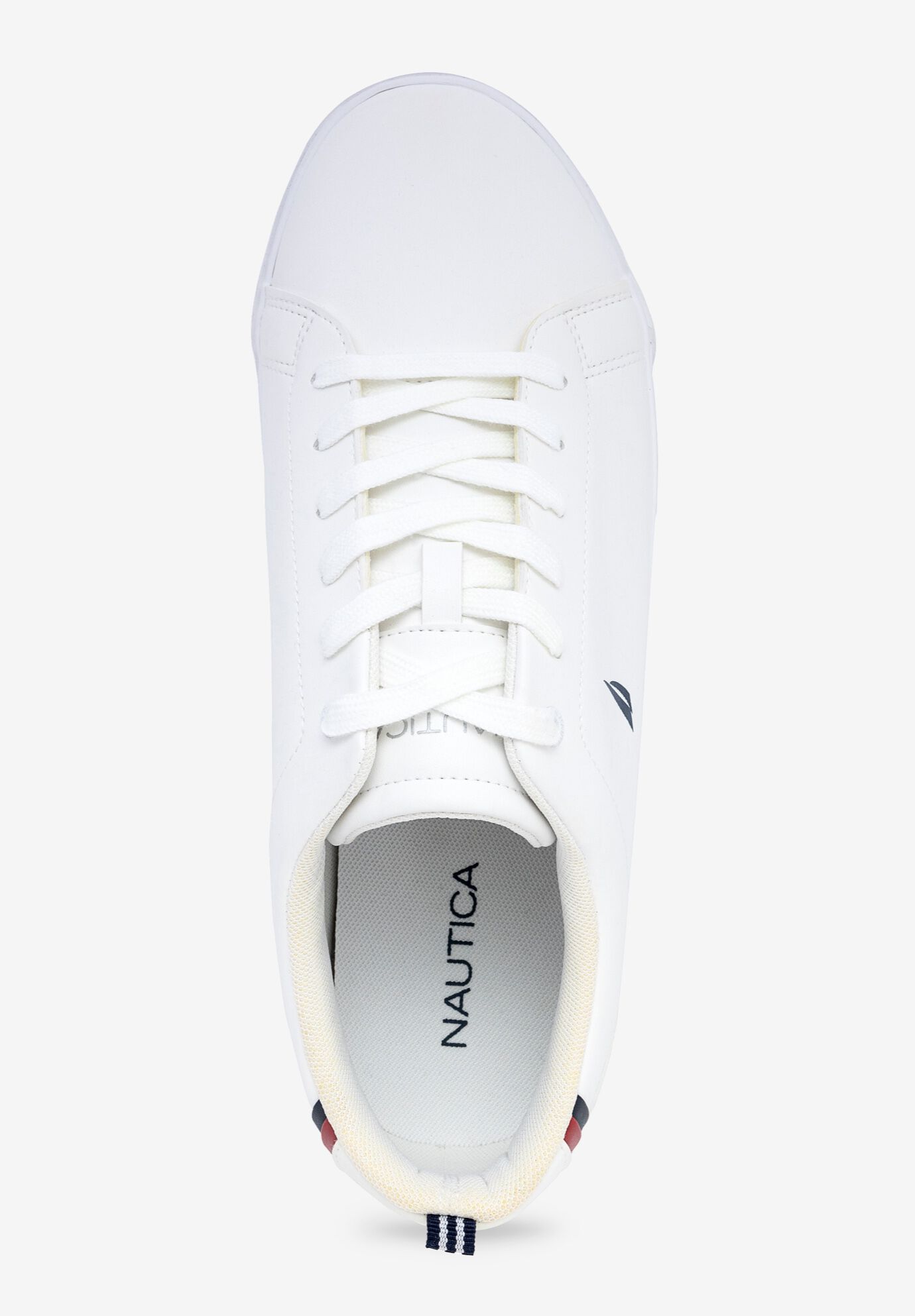 Nautica Graves Sneakers, WHITE NAVY, alternate image number 4