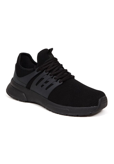 Cortez Slip-Resistant Work Shoes, BLACK, hi-res image number null