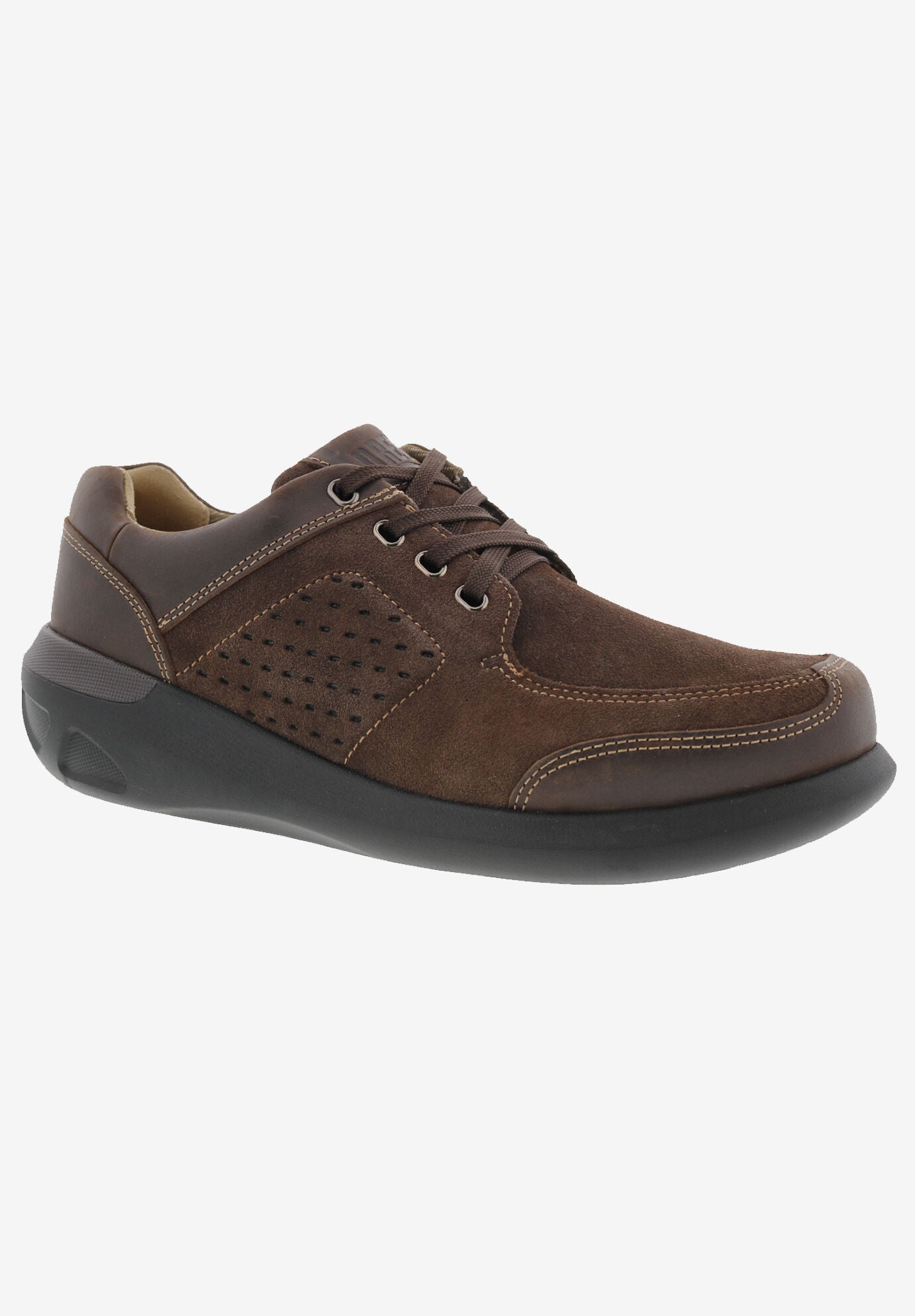 Miles Flats And Slip Ons, DARK BROWN LEATHER, hi-res image number 0